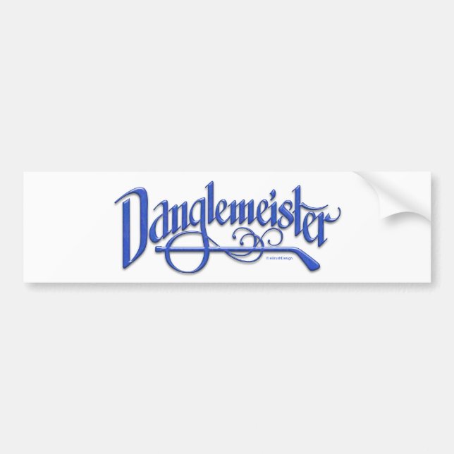 Hockey Danglemeister Bumper Sticker (Front)