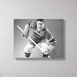 Hockey Defenseman Canvas Print
