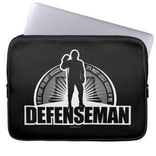 Hockey Defenseman Laptop Sleeve