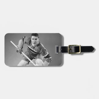 Hockey Defenseman Luggage Tag