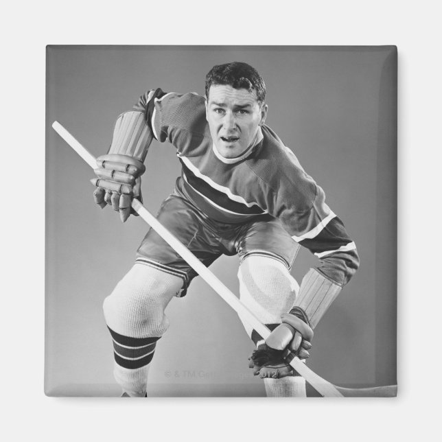 Hockey Defenseman Magnet (Front)