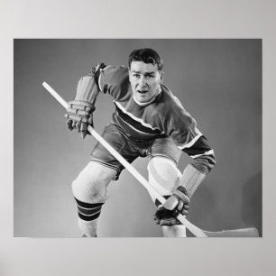 Hockey Defenseman Poster