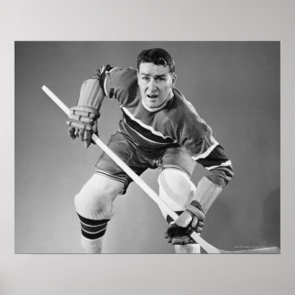 Hockey Defenseman Poster