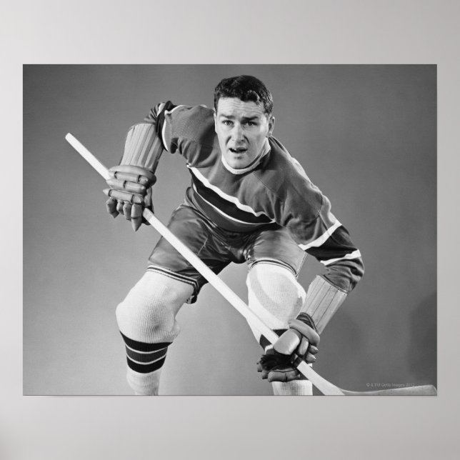 Hockey Defenseman Poster (Front)