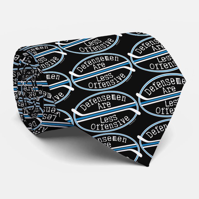 Hockey Defensemen Less Offensive Tie (Rolled)