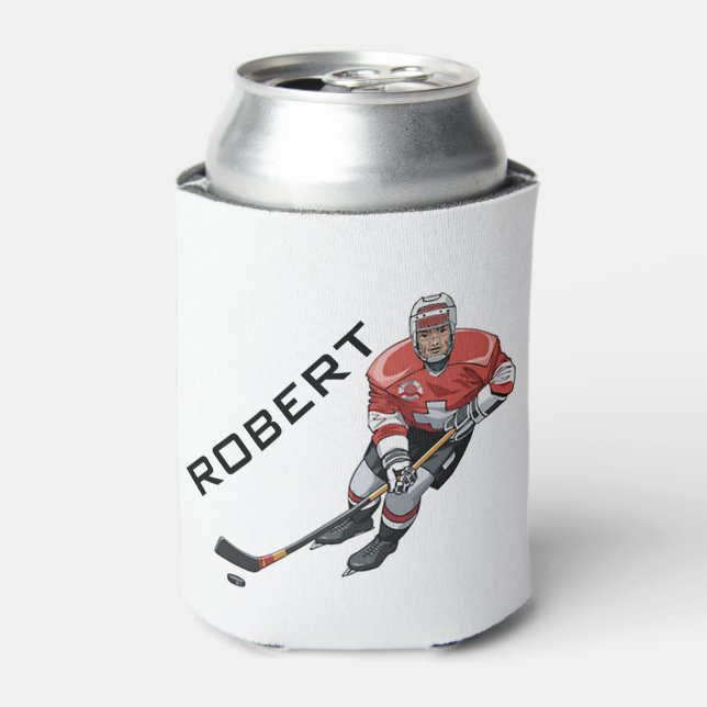 Hockey Design Can Cooler (Can Front)