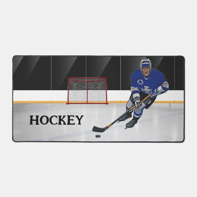 Hockey Design Desk Mat (Front)