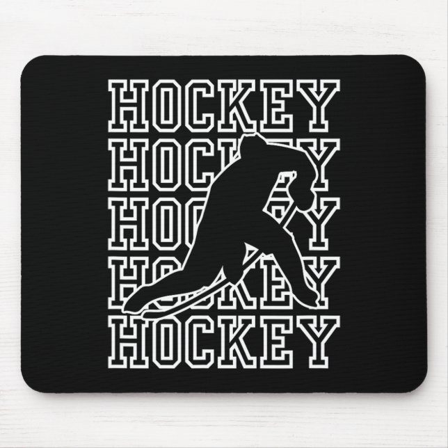 Hockey Design  Mouse Mat (Front)