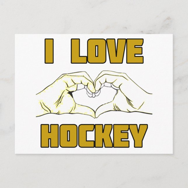 hockey design postcard (Front)