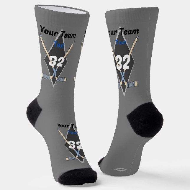Hockey Design Socks Any Colour HAMbyWG (Angled)