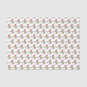 Hockey Dog Christmas Tissue Paper