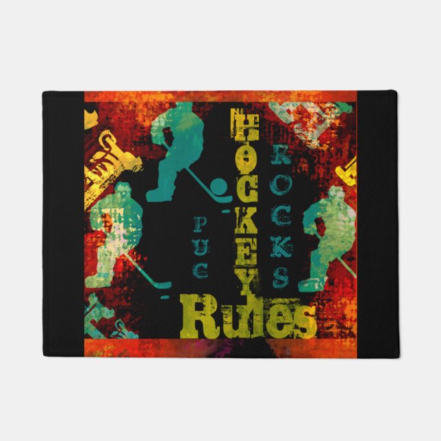 HOCKEY   DOORMAT (Front)