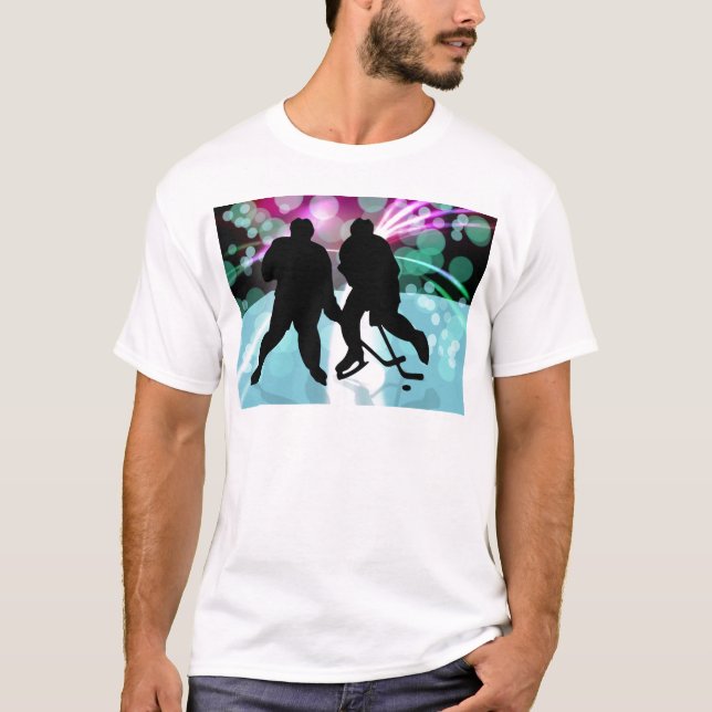 Hockey Duo Face Off T-Shirt (Front)