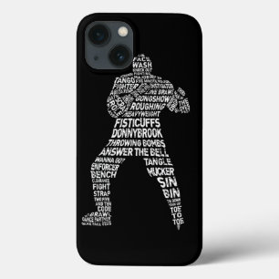 Hockey Enforcer Goon Word Art iPhone 5 Case