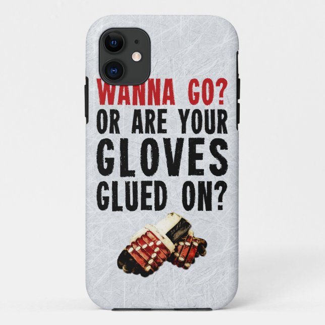 Hockey Enforcer Wanna Go Case-Mate iPhone Case (Back)