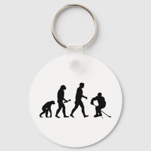 Hockey Evolution Key Ring