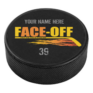 Hockey Face-Off Ace (Personalised) Puck