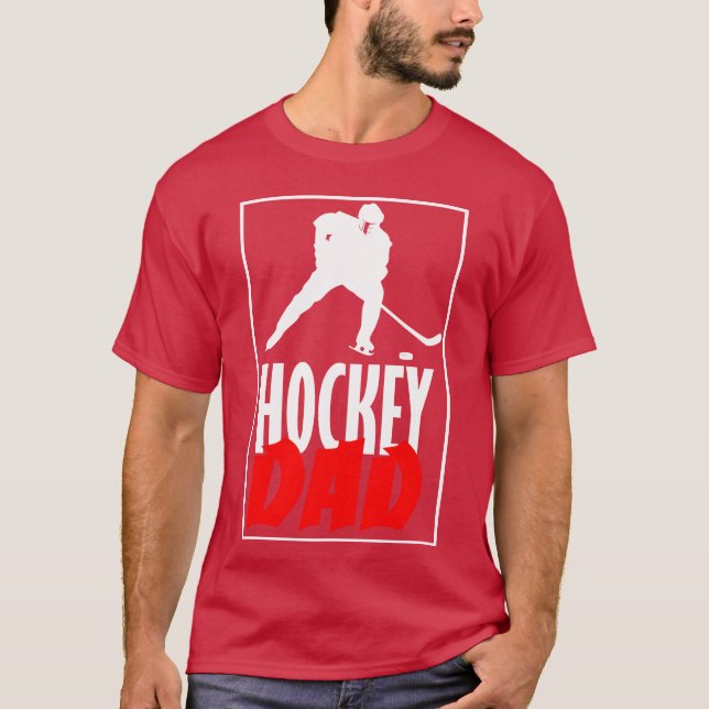 Hockey Father Ice Hockey Dad vintage T-Shirt (Front)