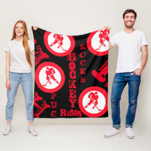 Hockey      fleece blanket