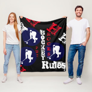 HOCKEY FLEECE BLANKET