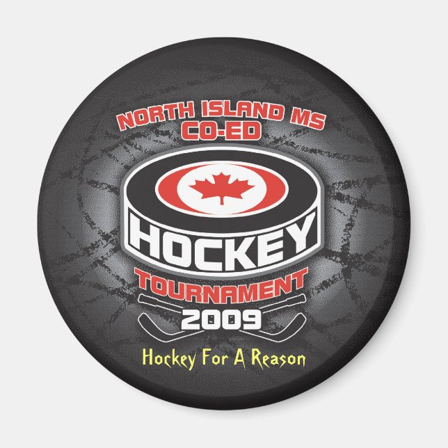 Hockey For A Reason Magenet Magnet (Front)