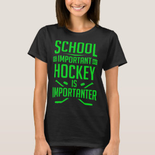 Hockey For Boys 8-12 Ice Hockey Player T-Shirt