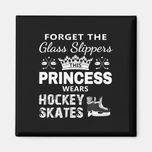 Hockey for Girls - This Princess Wears Hockey Ska Magnet