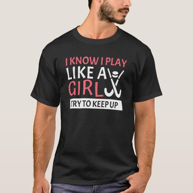 Hockey  For Women Girls Field Hockey Player 11 T-Shirt (Front)