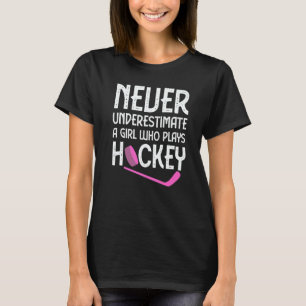 Hockey For Women Girls Ice Hockey Player Hockey  2 T-Shirt