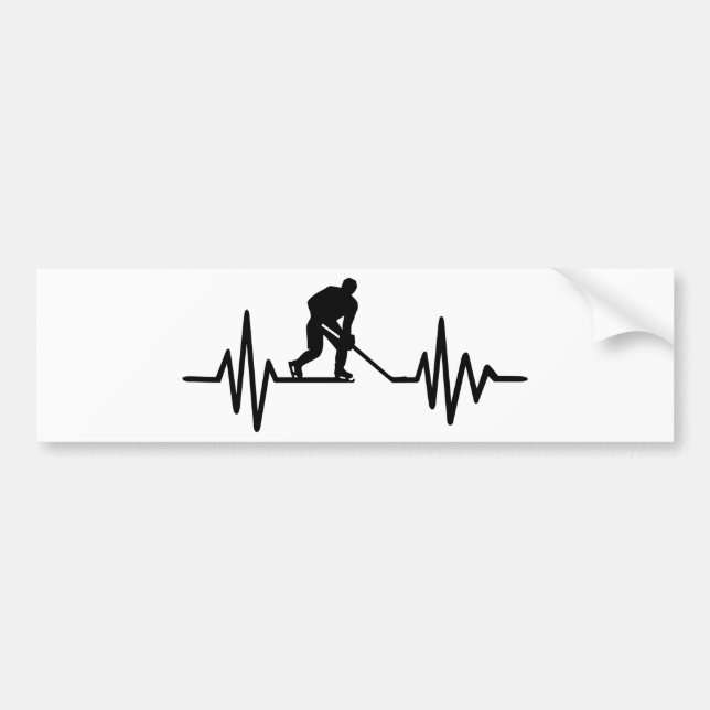Hockey frequency bumper sticker (Front)