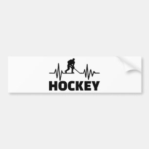 Hockey frequency bumper sticker