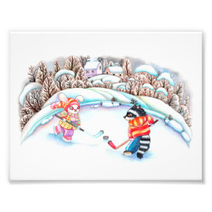 Hockey Fun Photo Print