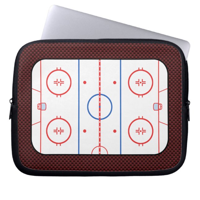 Hockey Game Companion Autograph Ready Laptop Sleeve (Front)