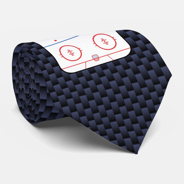 Hockey Game Companion Autograph Ready Tie (Rolled)
