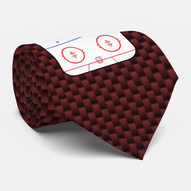 Hockey Game Companion Autograph Ready Tie (Rolled)