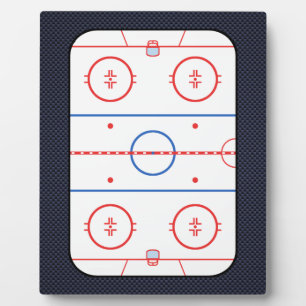 Hockey Game Companion Carbon Fibre Style Plaque
