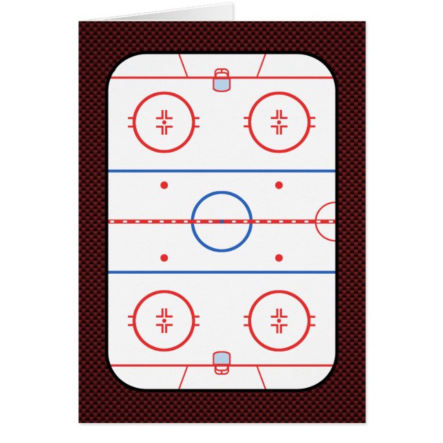 Hockey Game Companion Rink Diagram (Front)