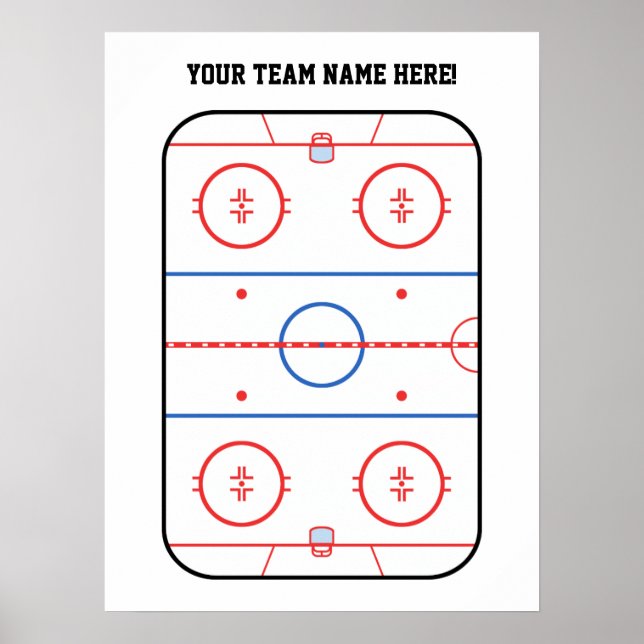 Hockey Game Event Poster (Front)