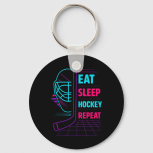 Hockey Gaming Design For Ice Hockey Players Fans G Key Ring