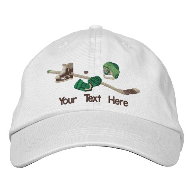 Hockey Gear - Customise Embroidered Hat (Front)