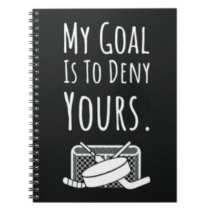 Hockey Gifts Goalie Goalkeeper Team Sport Player Notebook