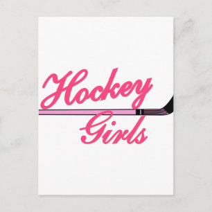 Hockey Girl Postcard