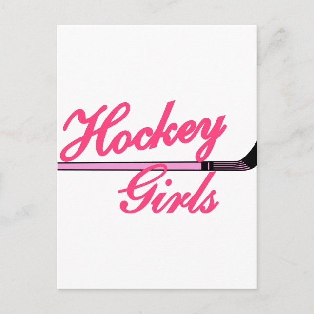 Hockey Girl Postcard (Front)