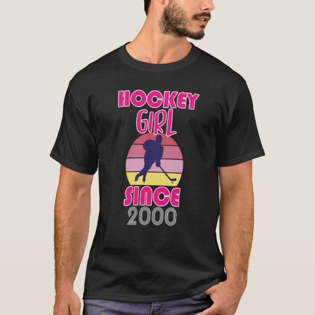 Hockey girl since 2000 T-Shirt (Front)