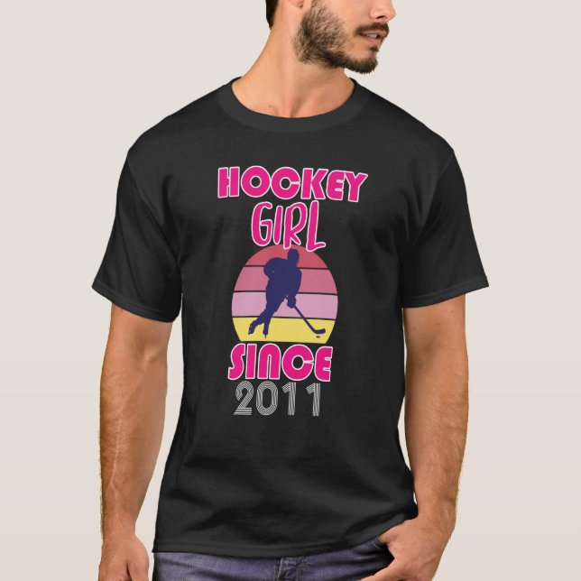 Hockey girl since 2011 T-Shirt (Front)