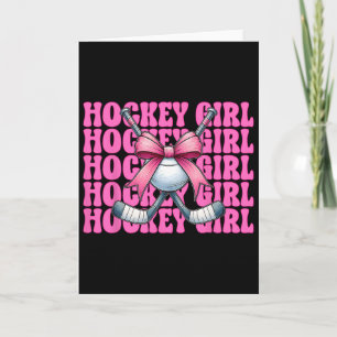 Hockey Girl Street Hockey Girl Coquette Bow (3)  Card
