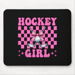 Hockey Girl Street Hockey Girl Coquette Bow _3 Mouse Mat