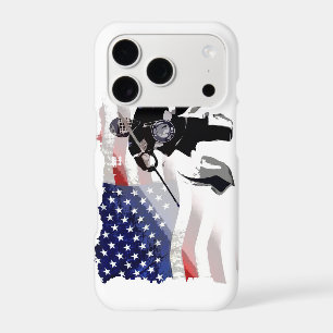 Hockey Goalie and US Flag