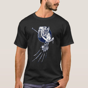 Hockey Goalie Beast In Goal Ice Panther Cat Cougar T-Shirt