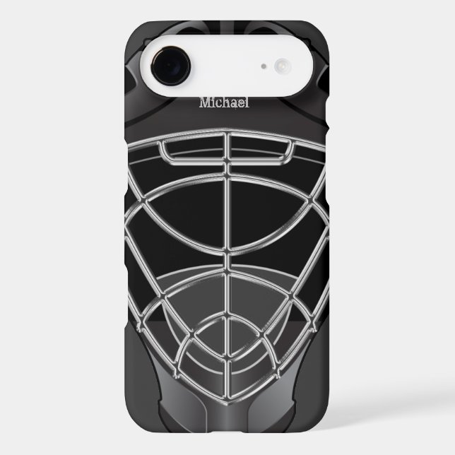 Hockey Goalie Helmet Case-Mate iPhone Case (Back)